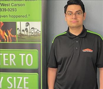 Luis Perez, team member at SERVPRO of Carson / West Carson